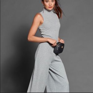 Venus Ribbed culottes jumpsuit